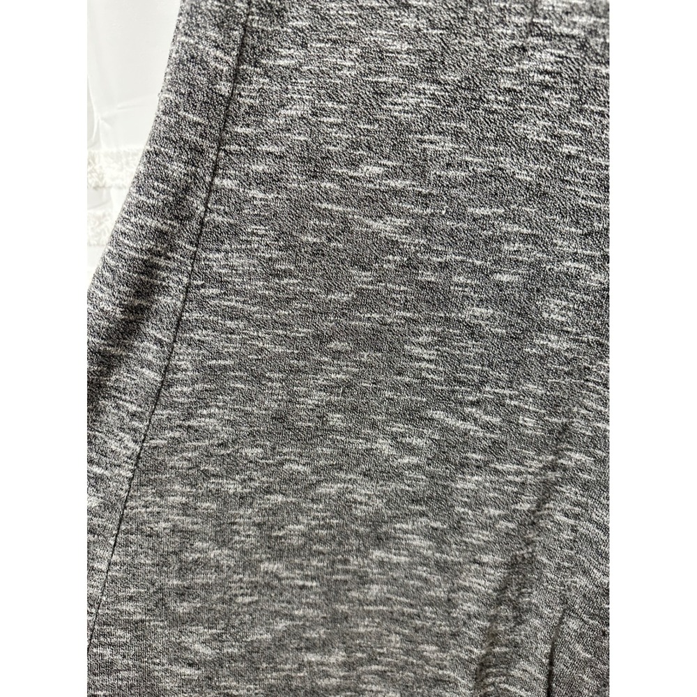 Ana De Womens Grey Marl Knit Sleeveless Swing Dress Medium High Low Hem - Picture 3 of 7